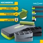 Body & Mind® Aerobic Stepper Step Bench with Free Non-Slip Mat & Exclusive Training E-Book - Image 4