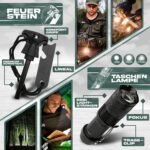 Jungle Monkey Premium Survival Kit, Set of 13, with High-Quality Knife, Includes Torch with Focus Function, Hiking Accessory with Bandage, Ideal for Hiking and Camping - Image 6