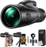K&F Concept 8-32 x 50 HD Monocular Telescope Continuous Zoom for Bird Watching, Hunting, Hiking, Concert - Image 2