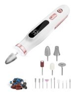 Manicure Pedicure Set Wireless Nail Care Set Electric & Pedicure Set Foot Care Electric 10 Levels Adjustable 15 Bits for Beautiful Hands and Feet with LED Light LCD Display - Image 2