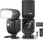 NEEWER Z880-S 2.4G 76W TTL Camera Flash Speedlite Flash Compatible with Sony User Interface Modelling Light TTL/M Quick Switch TCM Button, 1/8000s HSS 7.2V/3000mAh Battery 600 Full Power Flashes - Image 2