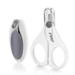 Reer BabyCare Nail Care Set - Baby Nail Scissors and Nail Clippers - White - Image 2